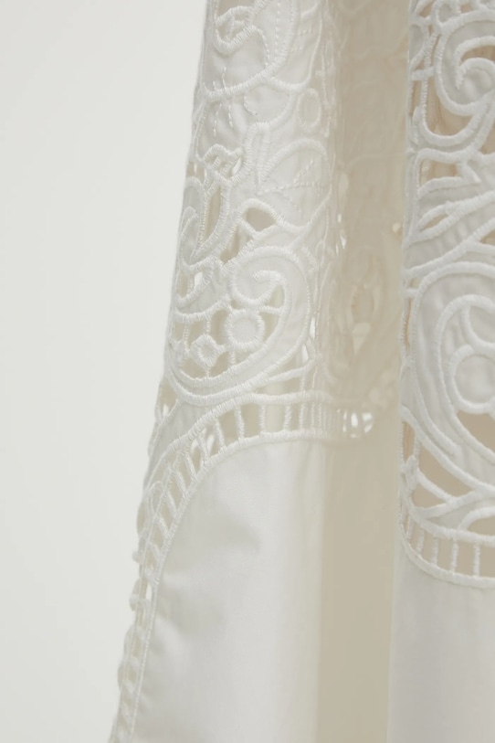 Twinset spódnica bawełniana biały 251TT2332