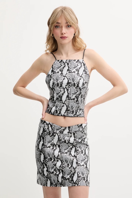 IRO fustă negru WM31ALIPA