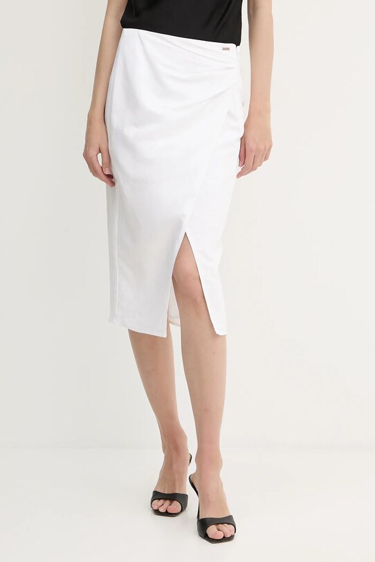 Sukně Armani Exchange midi bílá XW000458.AF12814