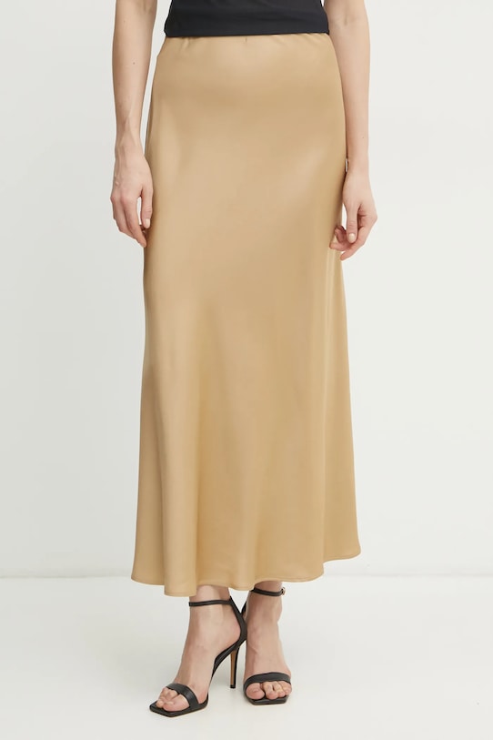 Sukňa Liviana Conti látka béžová F5SS76