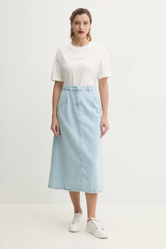 Marc O'Polo spódnica jeansowa 5000005835 niebieski SS25