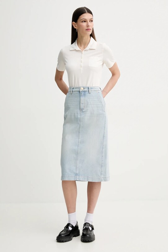 Marc O'Polo fustă din denim 503918624009 albastru SS25