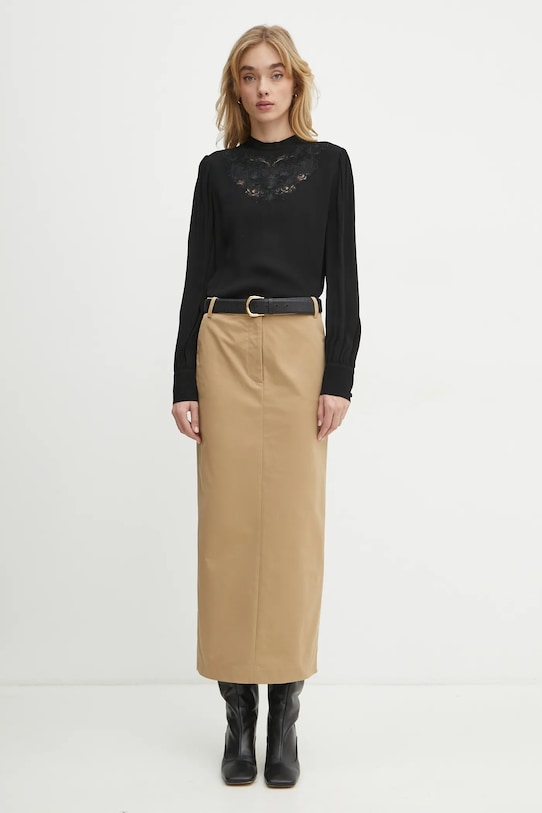 Bardot fusta 59175SB bej SS25