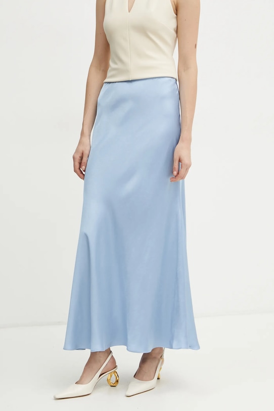 Bardot fusta uni albastru 59754SB1