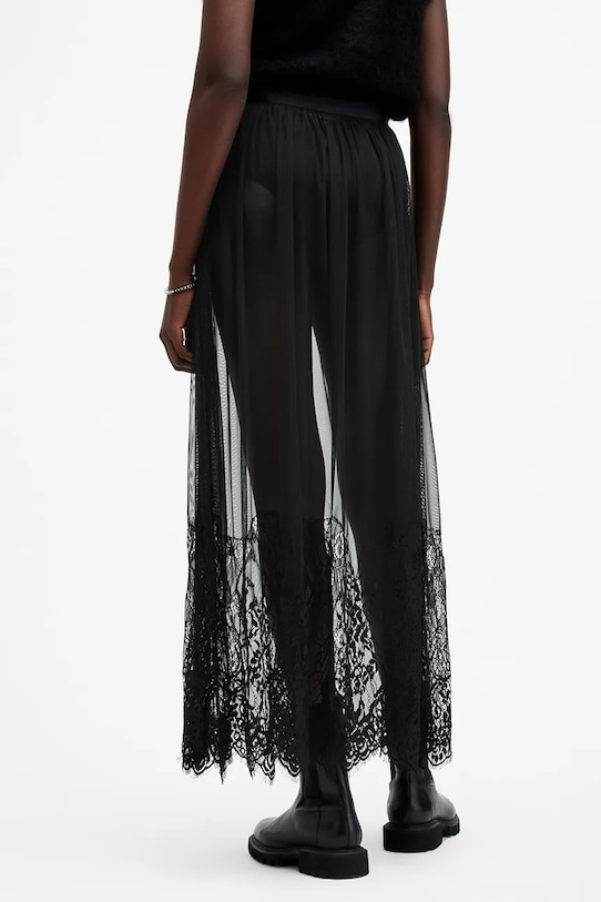 AllSaints fustă ARIELLA negru W040RB