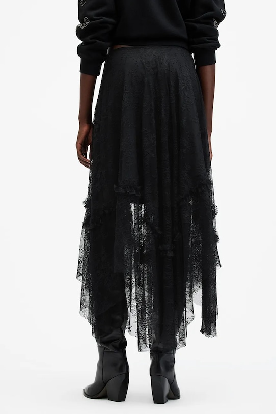 AllSaints spódnica JOSIE czarny W044RB