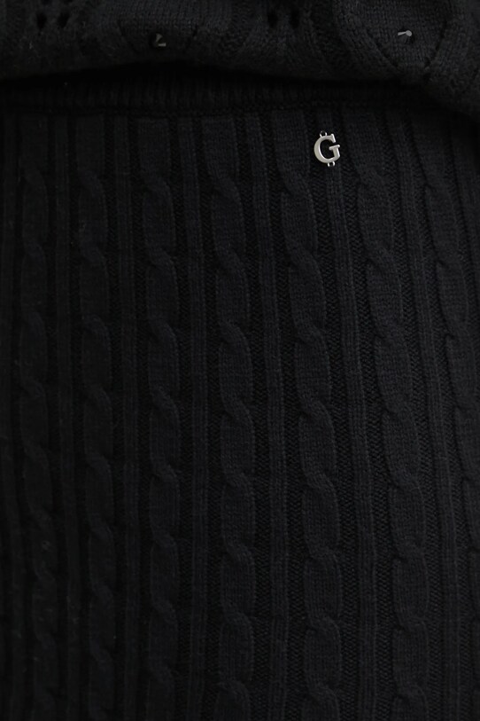 Спідниця з домішкою вовни Guess SIENNA чорний W5RD0L.Z37L1