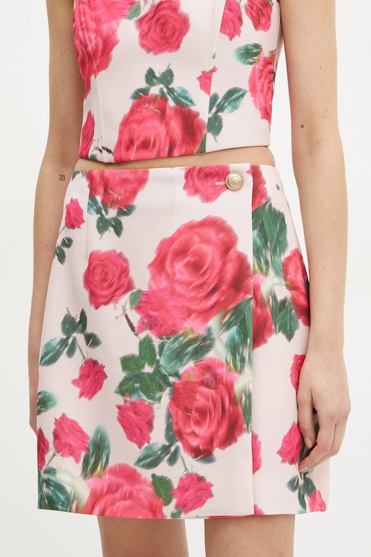 Guess spódnica RAISSA wzorzyste różowy W5RD68.WGLO2