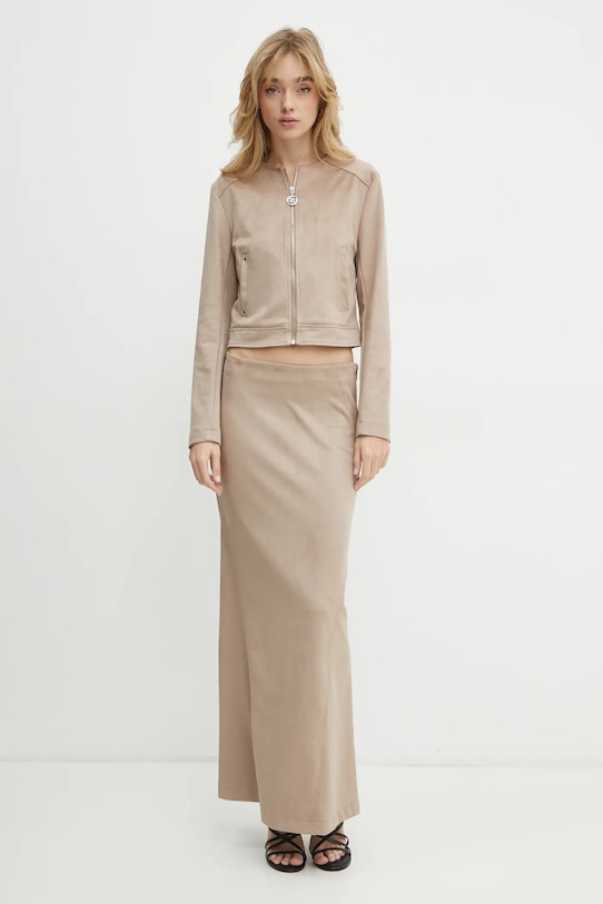 Sukňa Guess TARQUINIA W5RD51.WE0L0 béžová SS25