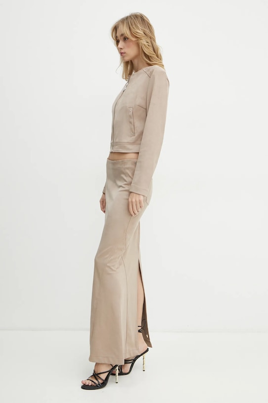 Sukňa Guess TARQUINIA W5RD51.WE0L0 béžová