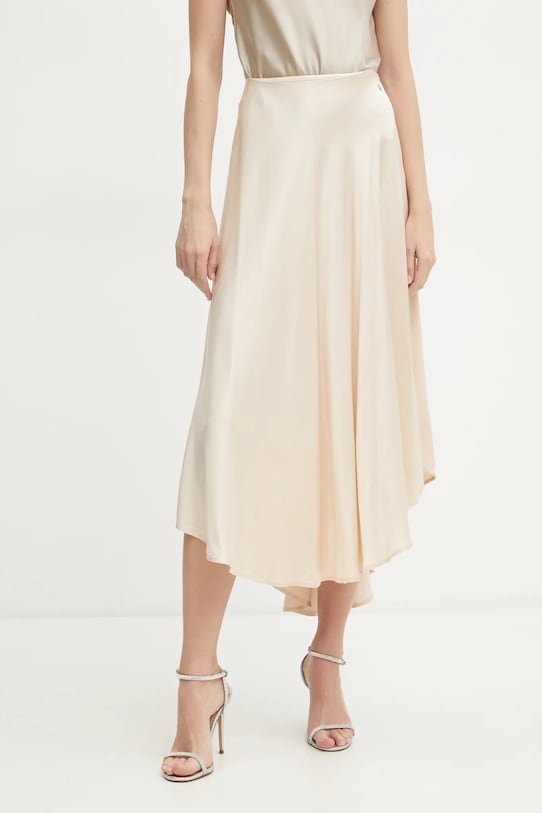 Sukně Guess VENUSTA midi béžová W5RD58.WGY20