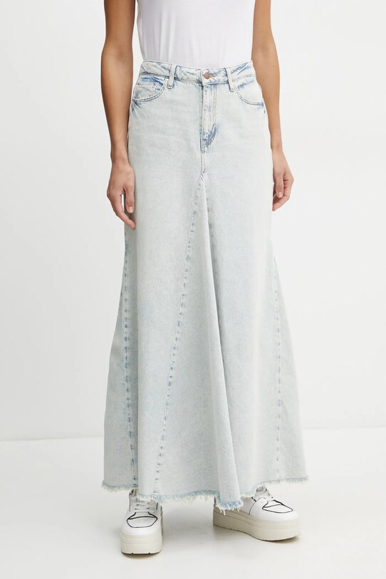 Guess fusta jeans PANELED uni albastru W5RD95.D5LQ1