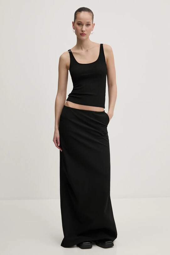 Suknja Heliot Emil SS25.W.12.044.BLK01 crna SS25