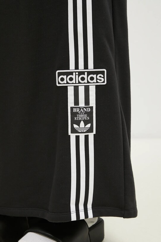 adidas Originals spódnica bawełniana MAXI SKIRT czarny JC8538