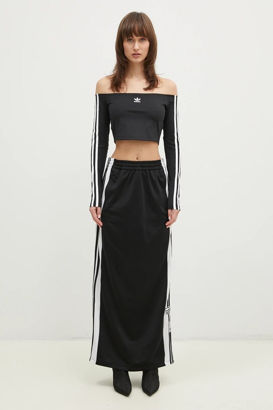 Suknja adidas Originals Adibreak Adicolor Maxi Skirt JD0923 crna