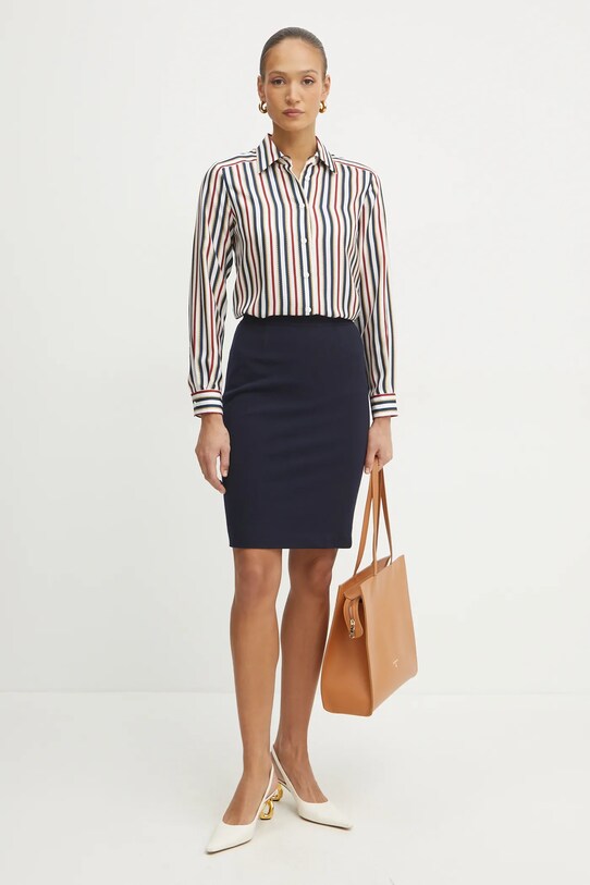 Volneno krilo Luisa Spagnoli 541738 mornarsko modra SS25