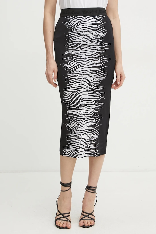 Спідниця Versace Jeans Couture візерунок чорний 78HAE8P6.JS474