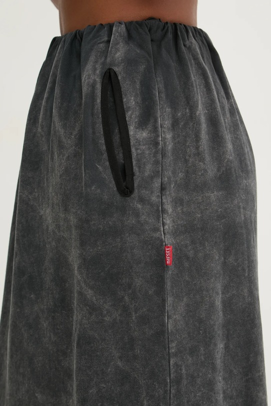 Bavlnená sukňa Diesel A16098.0BMBK sivá