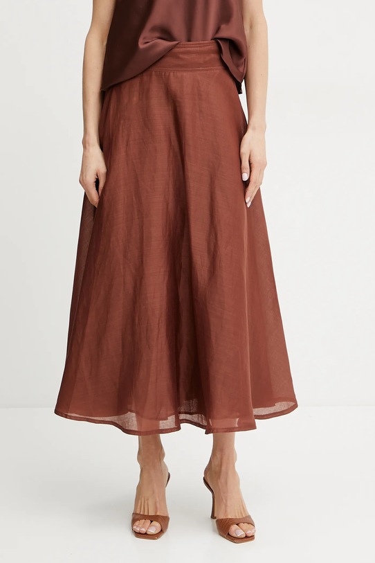 Marella fustă NIPPON casual maro 2513101082