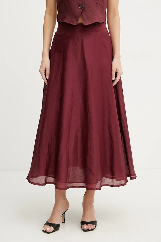 Marella fustă NIPPON casual burgundia 2513101082