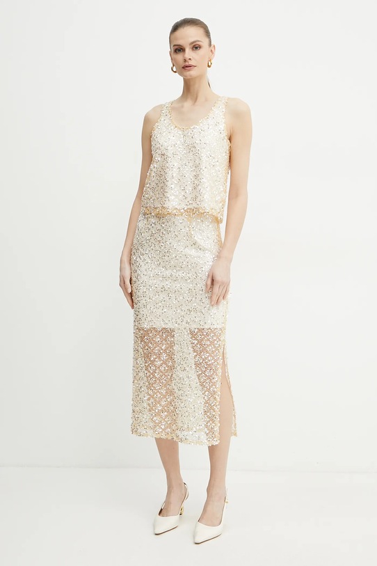 Sukně Marella PRATER2 2513771024 zlatá SS25