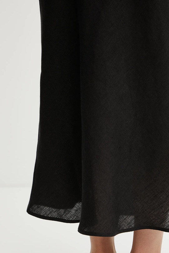 Marella spódnica lniana Emme by Marella czarny 2515101032