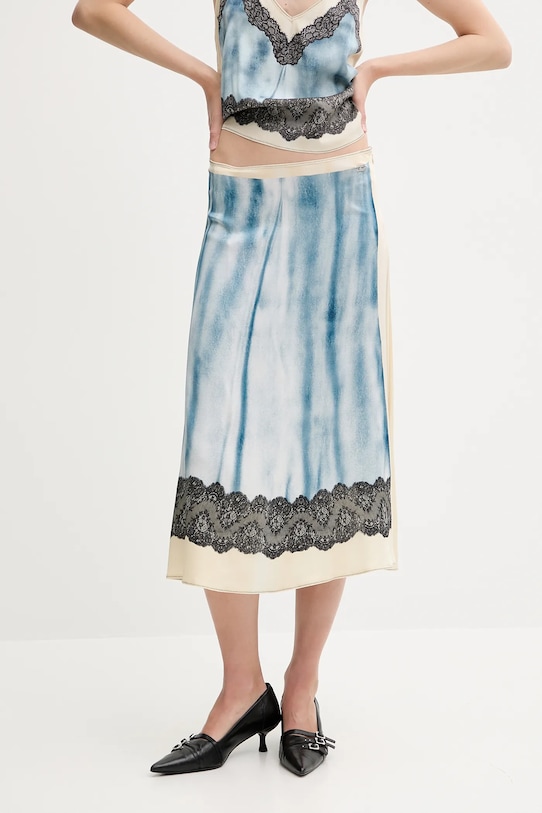 Sukňa Diesel O-NEIRIC SKIRT s elastanom modrá A16750.0IKAS