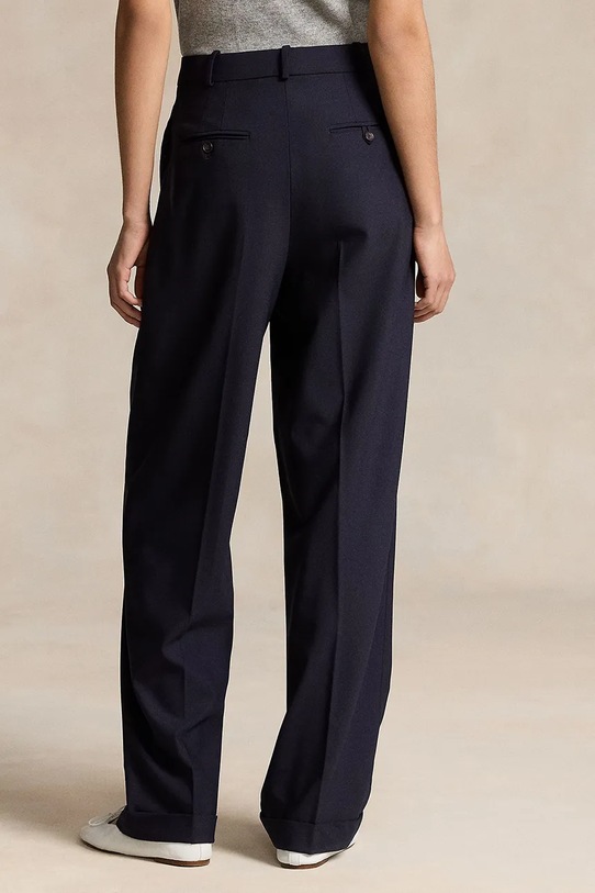 Ρούχα Μάλλινο παντελόνι Polo Ralph Lauren WSTN PT 211891071 σκούρο μπλε