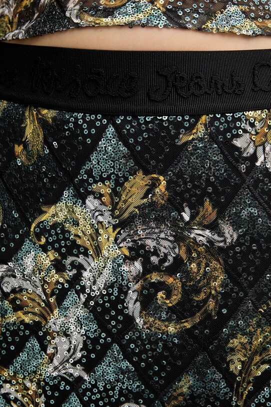 Versace Jeans Couture fustă negru 78HAE806.JS443