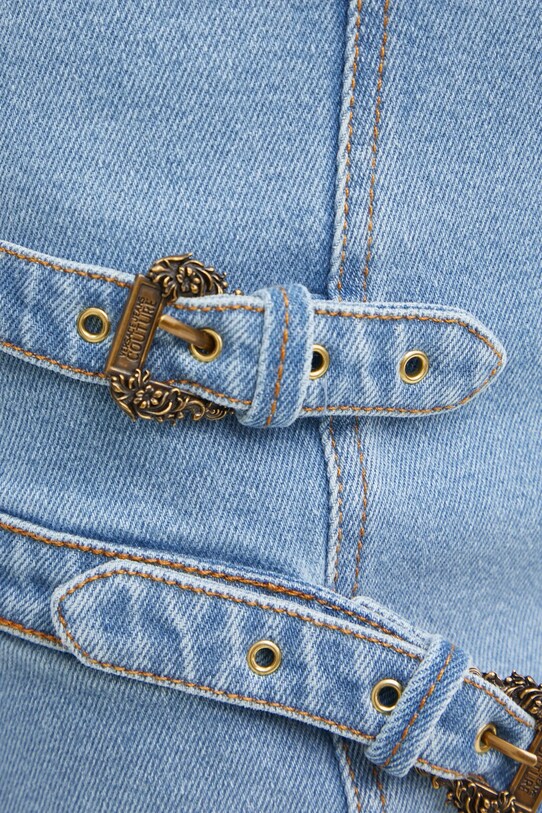 Versace Jeans Couture fusta jeans albastru 78HAE850.DW009L01