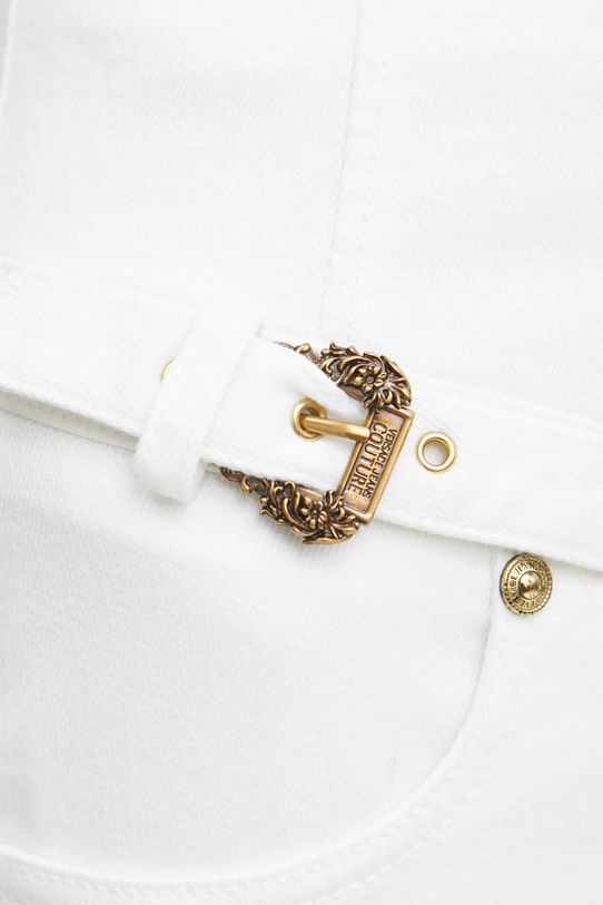 Versace Jeans Couture spódnica jeansowa biały 78HAE85E.EW015TC2