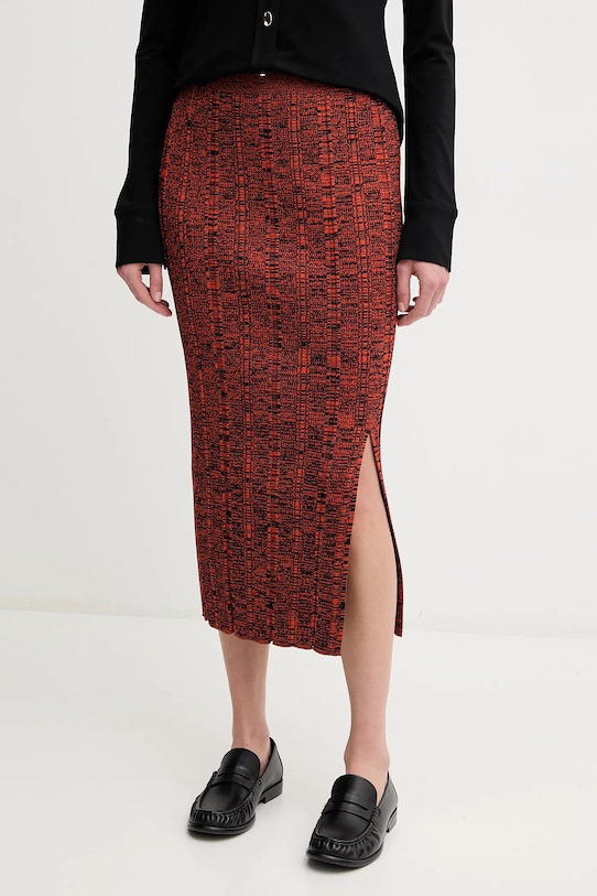 Спідниця Sisley візерунок помаранчевий 1H7PM000G