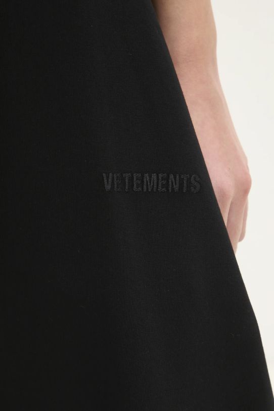 VETEMENTS spódnica Ballroom Jersey czarny WA66SK610B