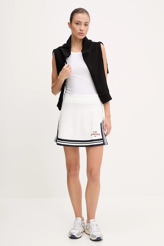 EA7 Emporio Armani spódnica AF12114.7W000501 biały SS25