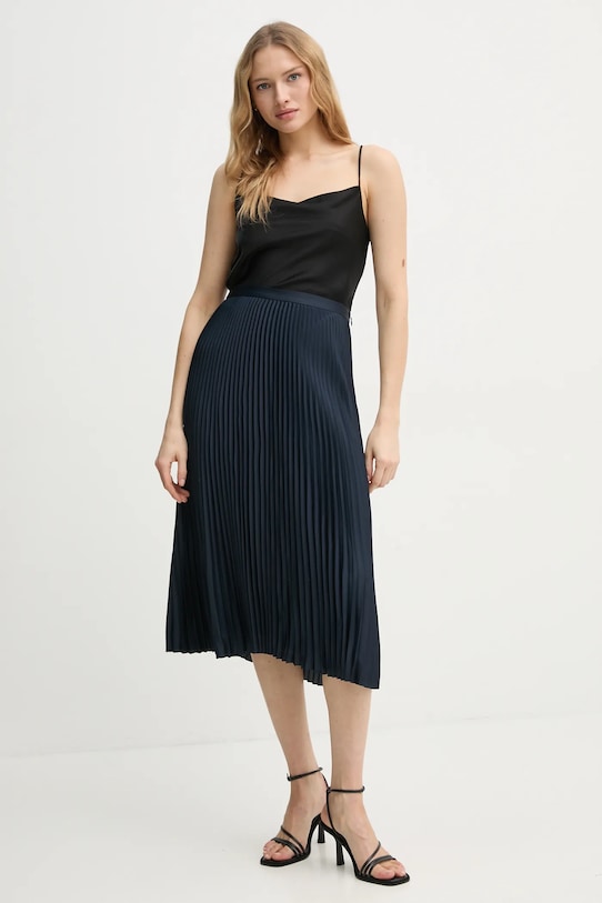 Φούστα Theory O1005302 σκούρο μπλε SS25