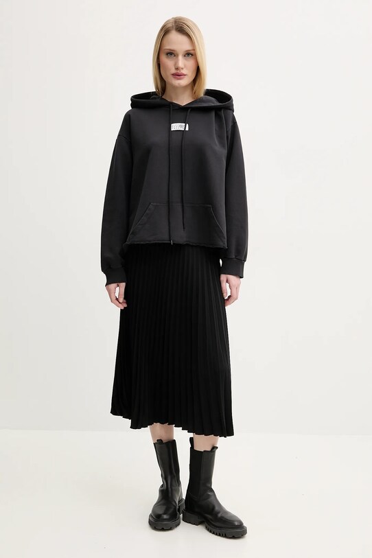 Sukně MM6 Maison Margiela S52MA0198.S43455 černá SS25