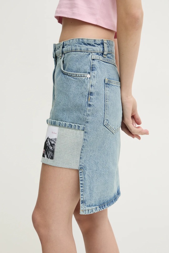 Džínová sukně Moschino Jeans modrá 0112.3217