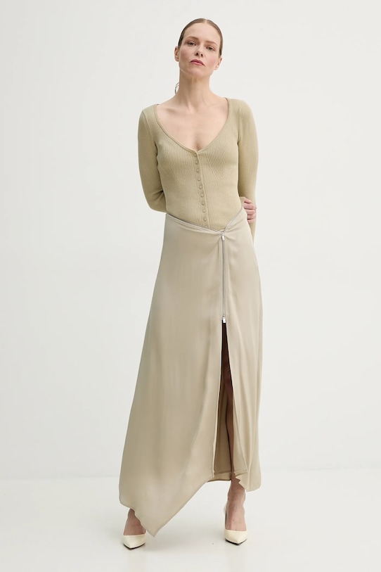 Nanushka fusta ZELLA NW25RSSK19372 bej SS25