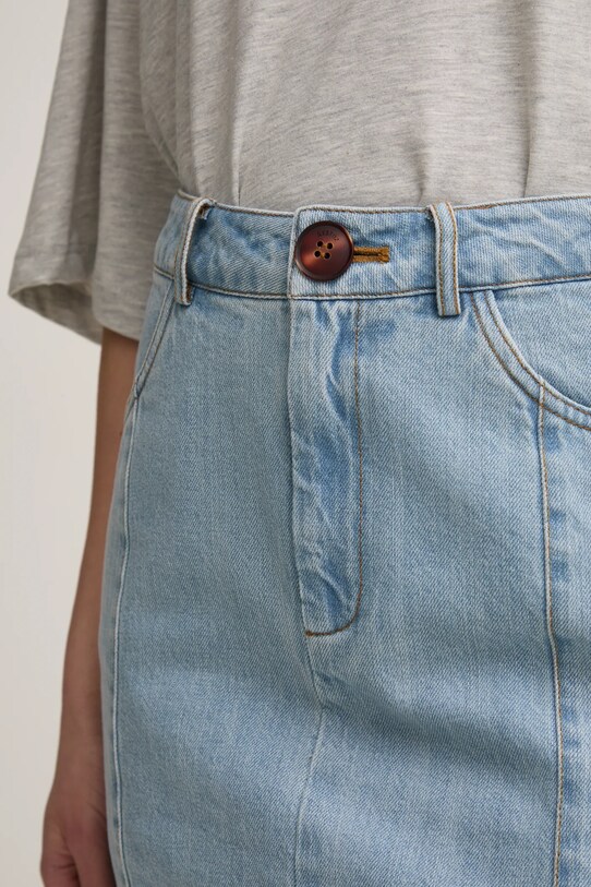 Gestuz fusta jeans albastru 10909772