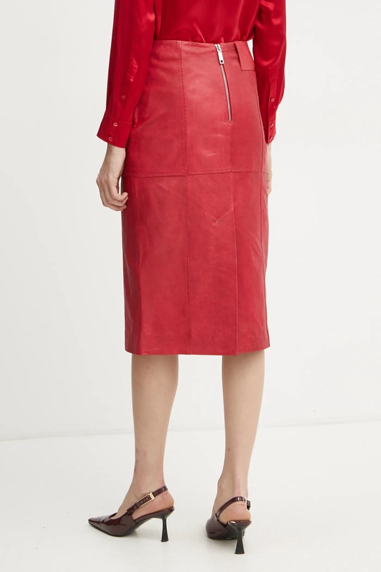 Îmbrăcăminte MAX&Co. fustă de piele 2516401021200 rosu