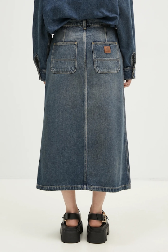 Oblečenie Rifľová sukňa Carhartt WIP Marvin Skirt I034647.014Q modrá