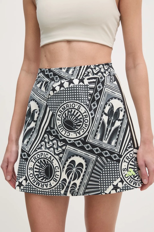 adidas fusta x Farm Rio cu modele negru JD6312