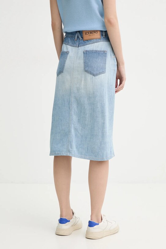 Îmbrăcăminte Iceberg fustă din denim C071.0188 albastru