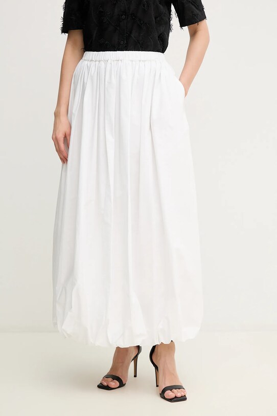 Бавовняна спідниця Pinko casual білий 105214.A2LD