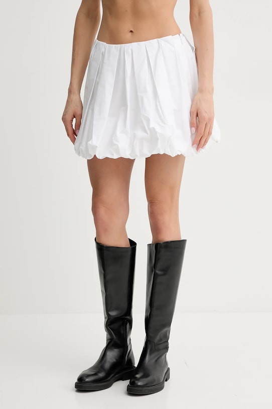 Хлопковая юбка Pinko casual белый 105183.A2LD