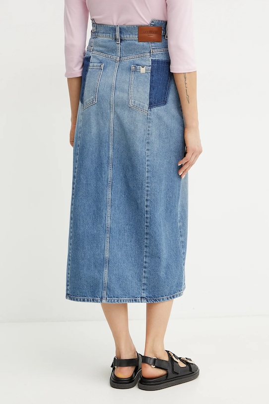 Îmbrăcăminte Weekend Max Mara fustă din bumbac denim 2515101061600 albastru