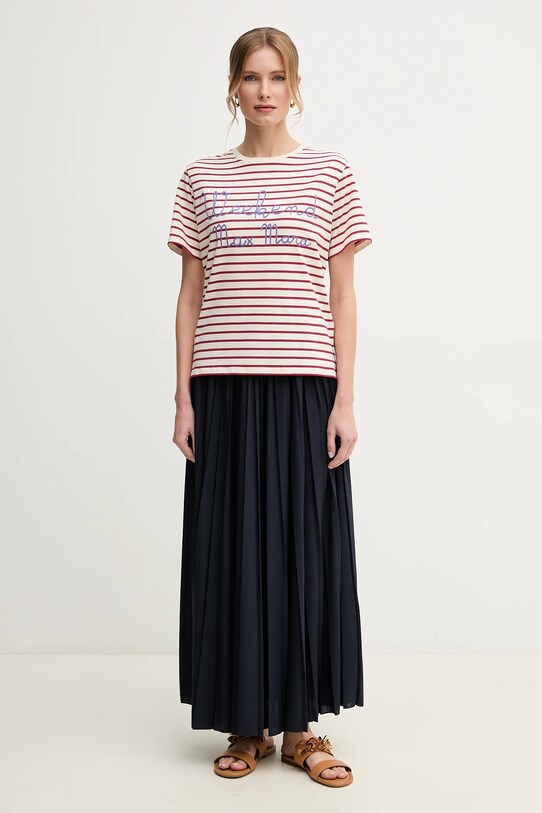Weekend Max Mara fusta 2515771031600 bleumarin SS25