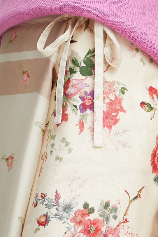 Μεταξωτή φούστα Weekend Max Mara μπεζ 2515101012600