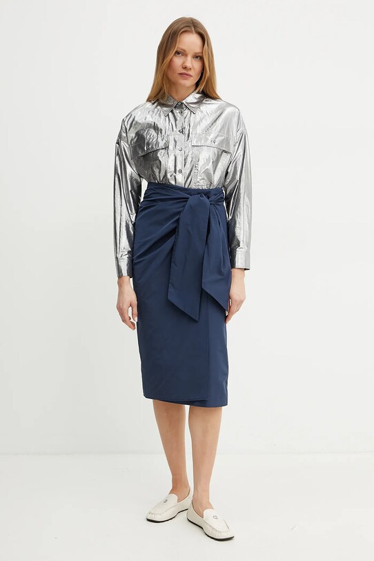 Юбка Weekend Max Mara 2515101042600 тёмно-синий SS25