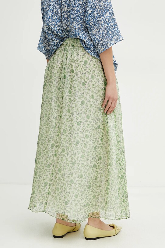 Одежда Шёлковая юбка Weekend Max Mara 2515101072600 зелёный